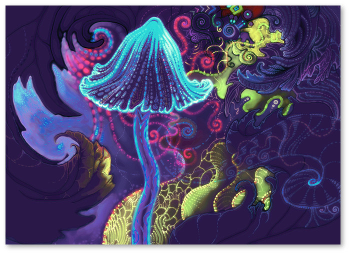 Magic mushroom 035175 