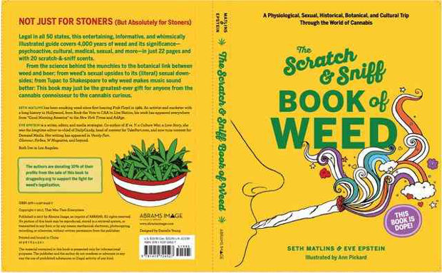 scratch and sniff book of weed