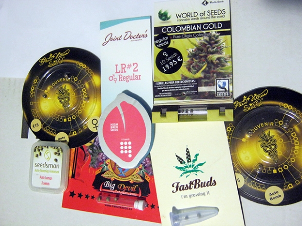 Семена конопли в фирменной упаковке