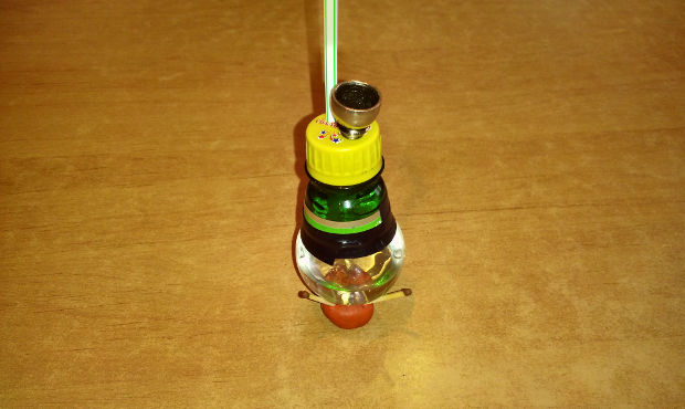 Бонг из лампы. Девайс на подставке