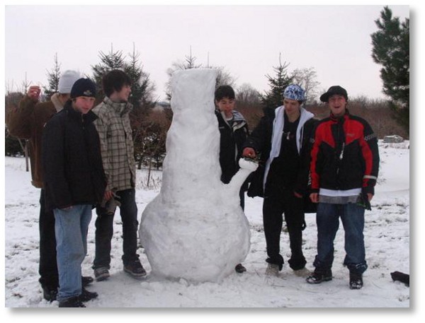 bong made of snow marijuana joke