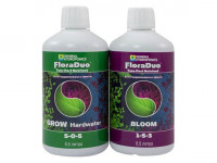 Комплект удобрений Flora Duo Grow HW + Flora Duo Bloom 2x500 мл